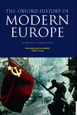 Blanning Timothy W - The Oxford history of modern Europe