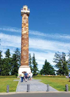 Historic Astoria Column harbor in Newport North Coast In the northjourneys - photo 14