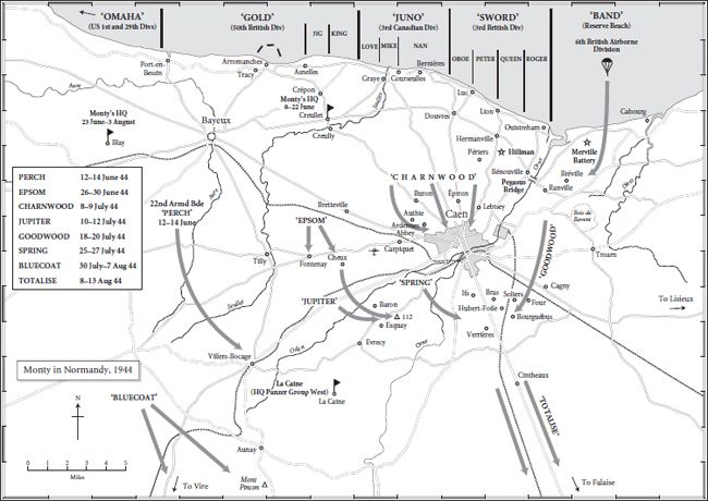 Caen dominated the eastern sector of the Normandy battlefield Failure to seize - photo 9