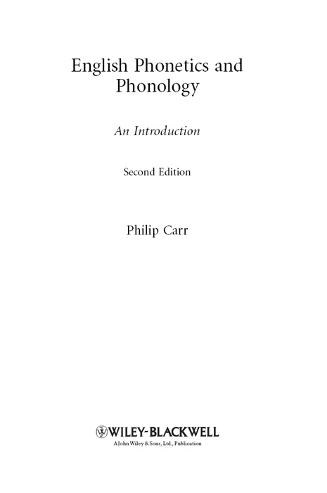 This second edition first published 2013 2013 Philip Carr Edition History - photo 2