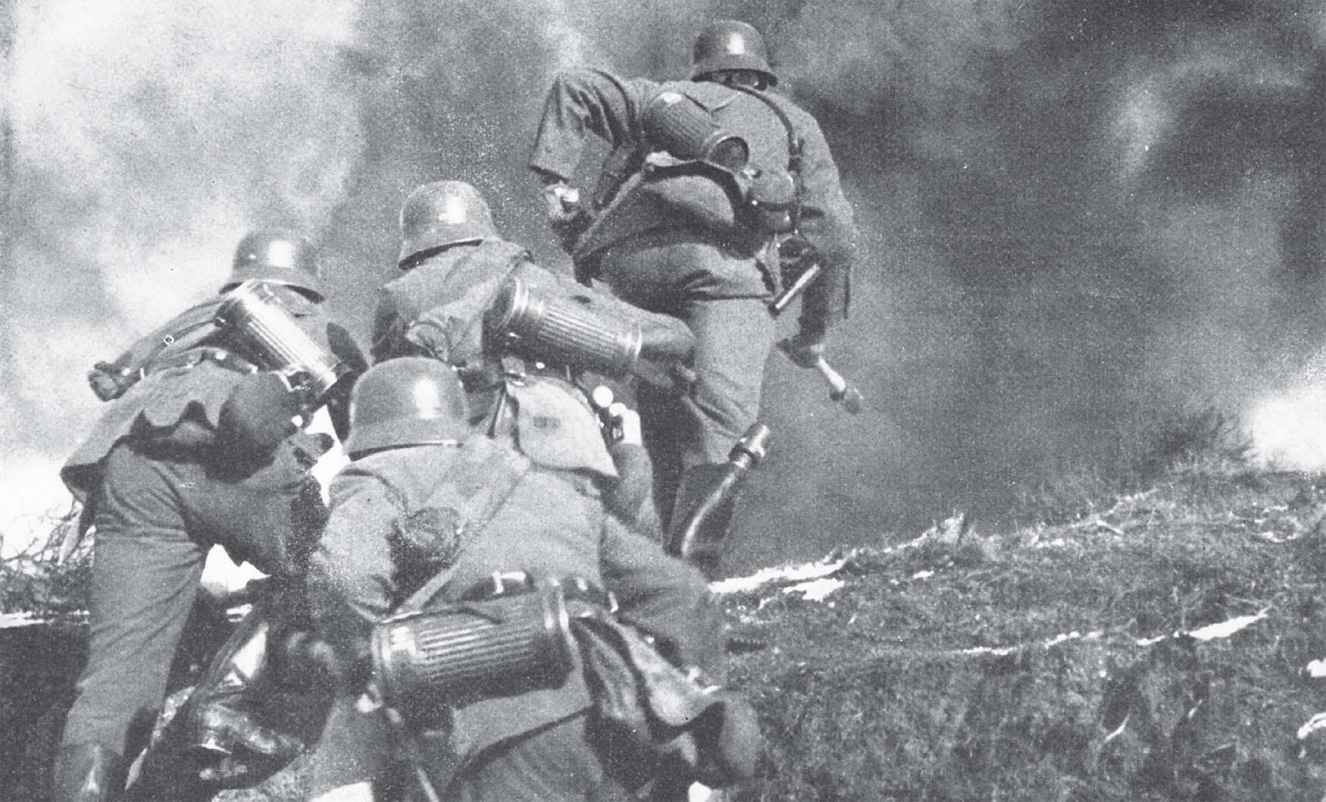 The infantry were at the forefront of the advance Anti-tank gunners on the - photo 5