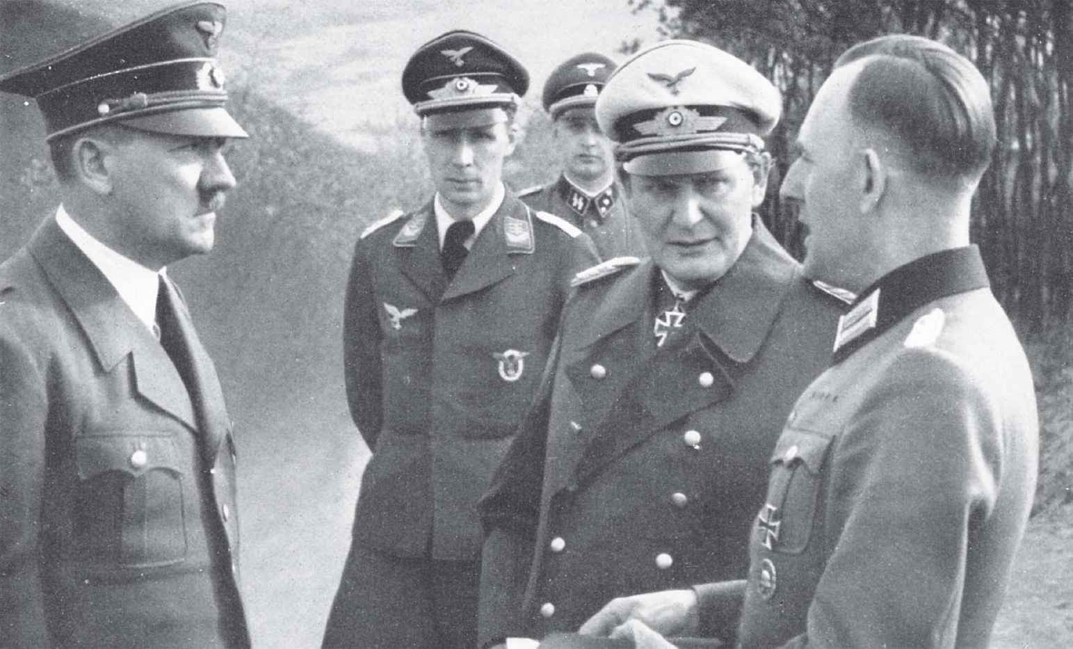 Hitler with Reichsmarschall Gring and chief military adjutant Colonel - photo 10