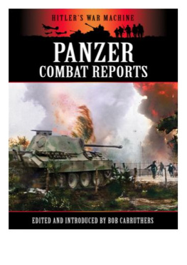 Carruthers Panzer Combat Reports