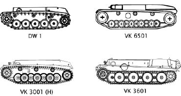 Early development prototype hulls for the Henschel heavy tank programme which - photo 9