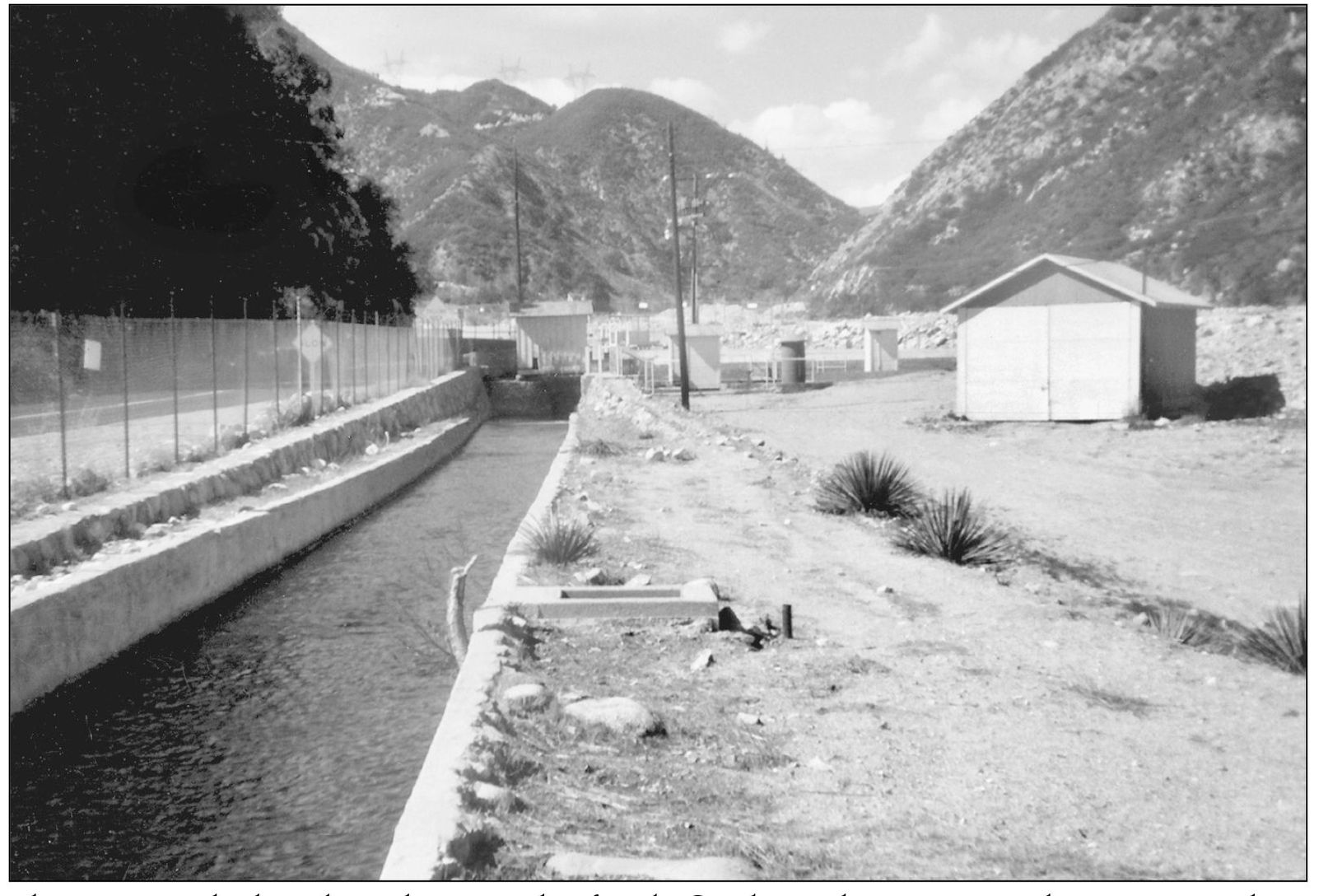 The concrete ditches along the east side of Lytle Creek Road as you go up the - photo 6