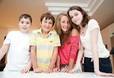 From left Jake Joe Elena and Ashley Our children have always been keen to - photo 1