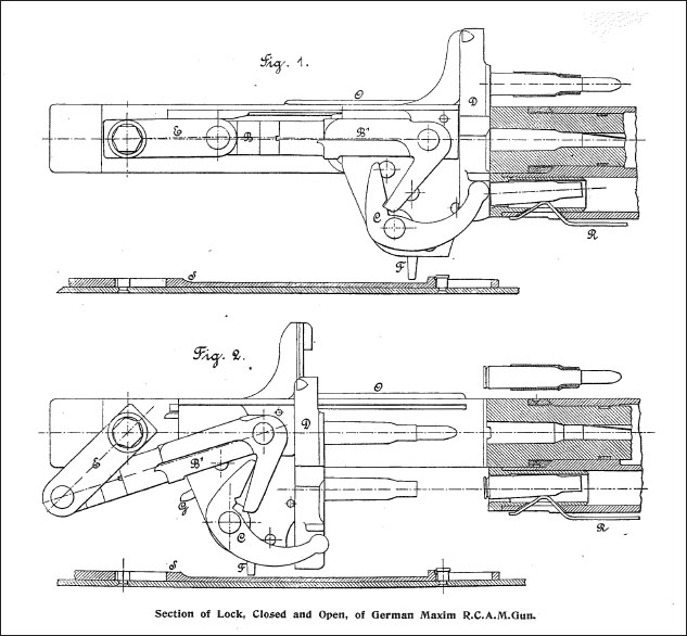 2 The Maxim system This drawing shows the action locked above and fully - photo 4