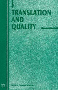 title Translation and Quality Current Issues in Language and Society - photo 1