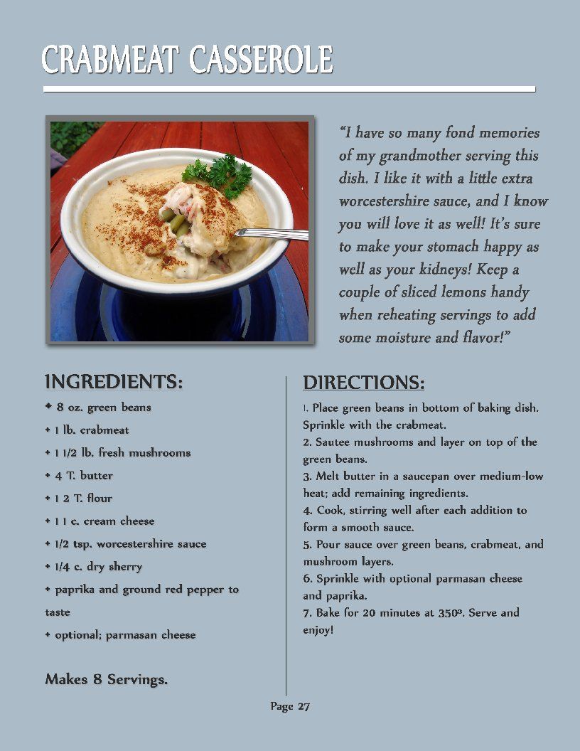 The Renal Survival Cookbook Easy Delicious Kidney-Friendly Recipes with Helpful Eating Hints - photo 27