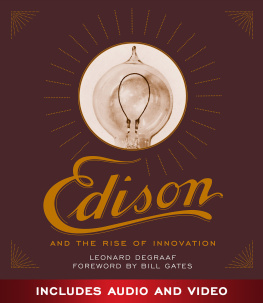 Leonard DeGraaf Bill Gates - Edison and the rise of innovation