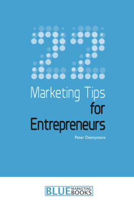 Desmyttere - 22 Marketing Tips for Entrepreneurs