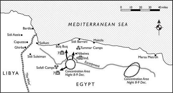 MAP 3 Operation COMPASS the Battle of Sidi Barrani 8-10 December 1940 - photo 5