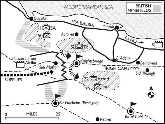 MAP 8 b Gazala Battles Phase B 31 May - 5 June 1942 MAP 9 The Battle of - photo 11