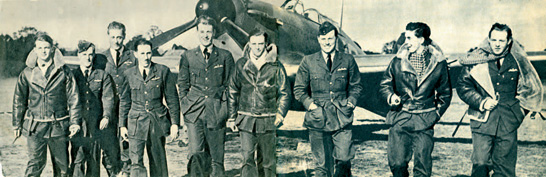 3 Hurricane pilots from 249 Squadron RAF North Weald 11 Group 21 September - photo 3