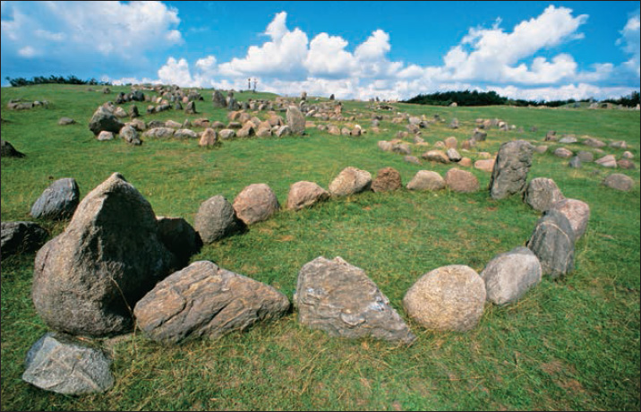 Much of what we know about the Vikings comes from burial sites like this one at - photo 4