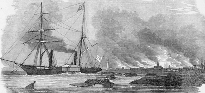 HMS Spitfire at the destruction of Sulina 17 July 1854 The allied - photo 15