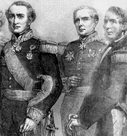 French naval commanders left to right Admirals Hamelin Bruat and Deschnes - photo 21