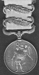 The reverse of the Crimea Medal to a naval recipient with clasps for - photo 29