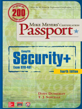 Dunkerley Dawn - Mike Meyers CompTIA Security Certification Passport, Fourth Edition