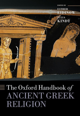 Eidinow Esther - The Oxford handbook of ancient Greek religion