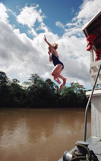 The Amazon Deb jumps off the MN Tucunare The Amazon Giant ceiba borer - photo 20