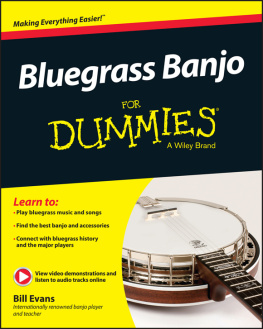 Evans - Bluegrass banjo for dummies