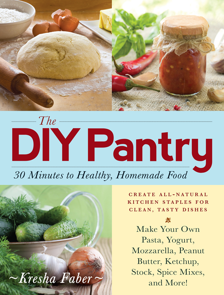 The DIY Pantry 30 Minutes to Healty Homemade Food Kresha Faber Avon - photo 1