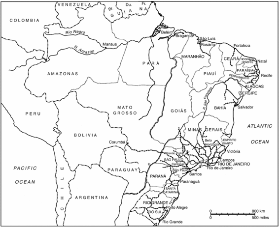 Map 1 Brazil Reprinted with permission from The Cambridge History of Latin - photo 3