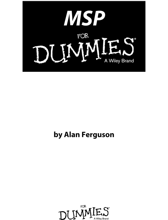 MSP For Dummies Published by John Wiley Sons Ltd The Atrium Southern - photo 1
