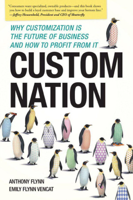 Flynn Anthony - Custom nation : why customization Is the future of business and how to profit from it