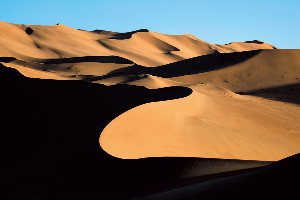 The Dunes of the Taklamakan Desert near Dunhuang Tony HallidayApa - photo 10