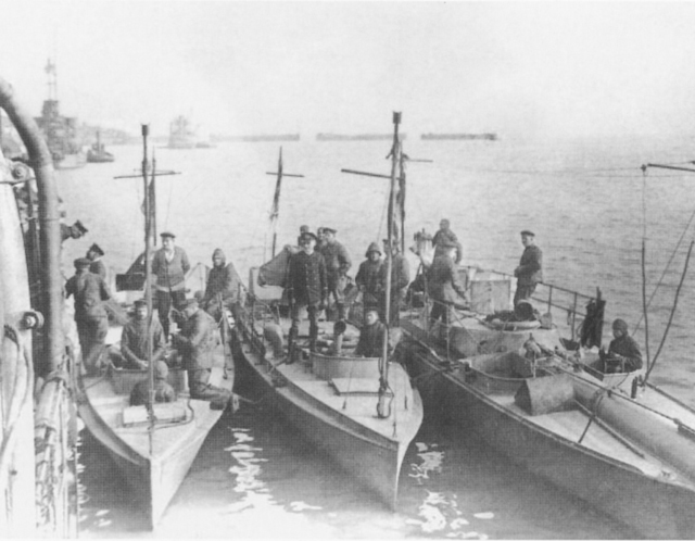 Two net boats and a guard boat right The first six boats were built in 1917 - photo 5