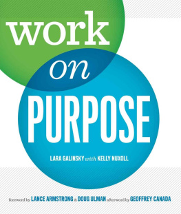 Lara Galinsky - Work On Purpose