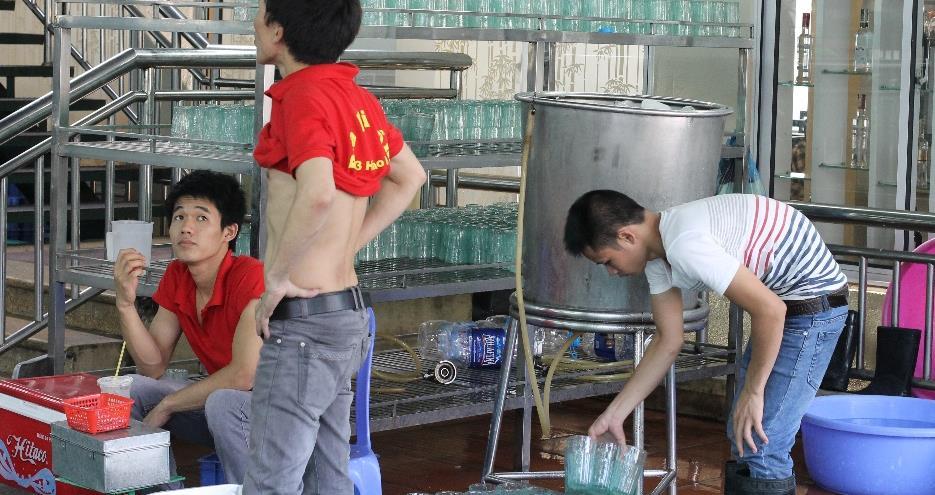 The equipment is very basic and the beer keg is often cooled withice This is a - photo 3