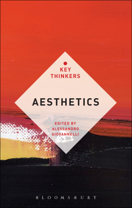 Giovannelli - Aesthetics : the key thinkers