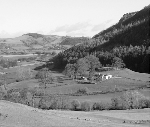 7 Sycharth Powys the mound beyond the farmhouse was the site of Owain Glyn - photo 9