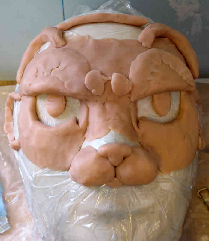 The mold lets us do all the sculpting with modeling clay which is a much more - photo 3