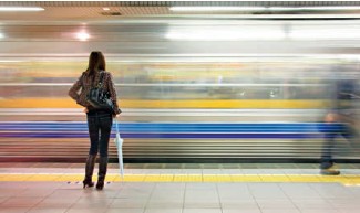 The subway whizzes by Tokyos spider web of a train and subway network runs - photo 15