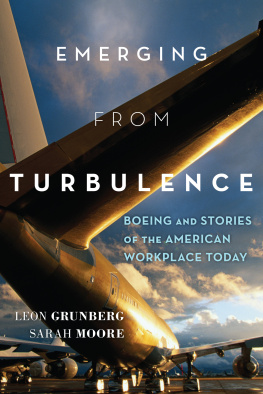 Grunberg Leon - Emerging from turbulence : Boeing and stories of the American workplace today