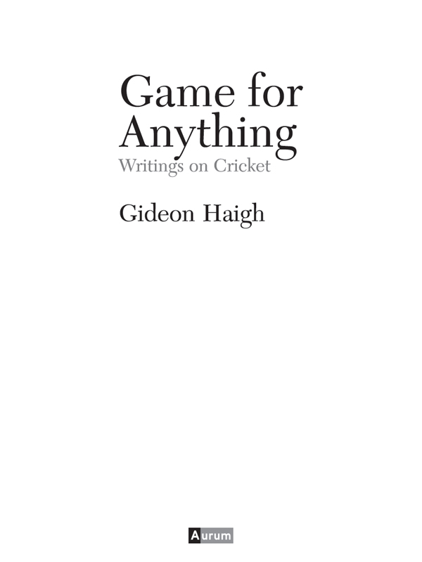 Gideon Haigh is the author of Mystery Spinner which was Cricket Society Book - photo 1