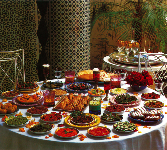 An impressive spread of tasty Moroccan snacks and appetizers Published by - photo 2