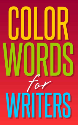 Hamilton Color Words for Writers