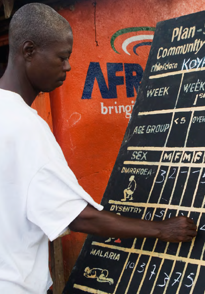 A health worker plots disease and mortality statisticscommunity-based morbidity - photo 6