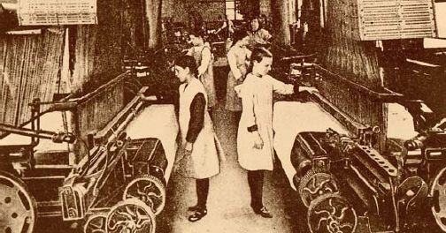 In this picture children are being trained in the Bolton cotton mills of John - photo 4