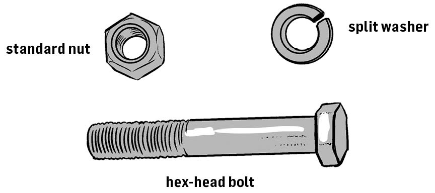 Four Important Things to Know about Bolts Bolts are sized by the length and - photo 3