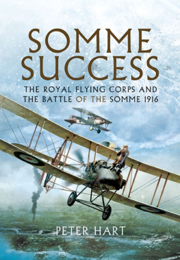 Hart Somme success : the Royal Flying Corps and the Battle of the Somme, 1916