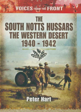 Hart - The South Notts Hussars: The Western Desert, 1940 - 1942