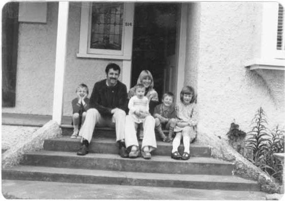 Harvey family portrait All seven of us Dads handlebar moustache was pretty - photo 2