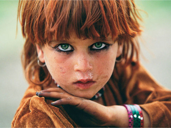 Fig 1 This portrait of a redheaded Afghan girl was taken in 2004 by REZA in - photo 3