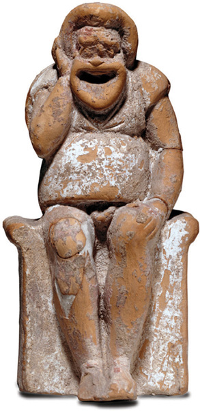 Fig 6 This tiny terracotta figure just 13 centimeters high of an actor - photo 7